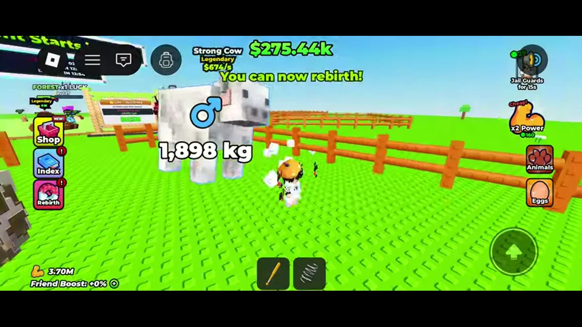 You can now rebirth message after the required Chicken hatch in the recorded sequence.